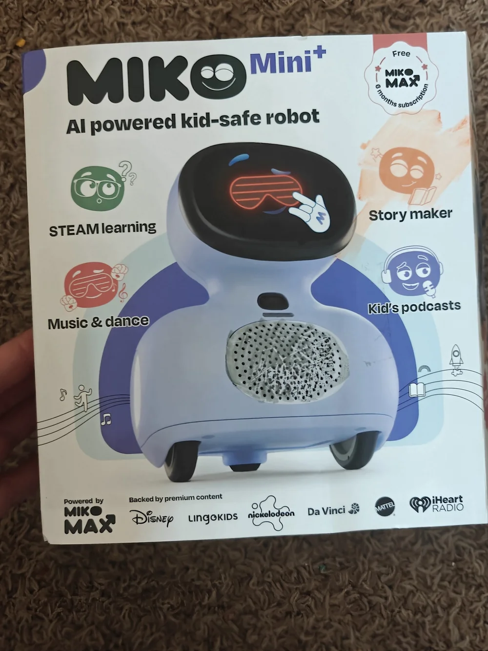 Miko Mini+ AI Powered Kid-Safe Robot